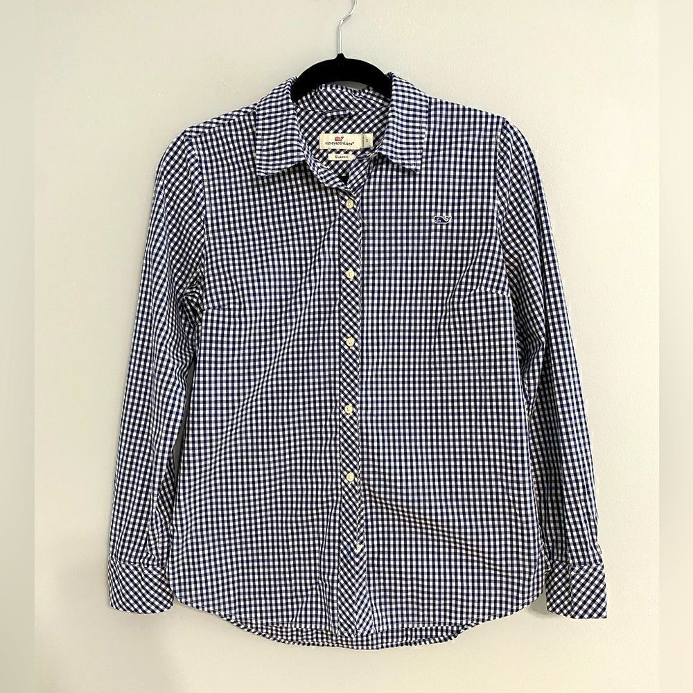 Vineyard Vines Classic Long Sleeves Shirt Women Size 2